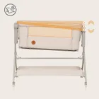 Lionelo, Leonie Plus, łóżeczko dostawne, beige sand