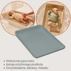 Lionelo, Megs, wielofunkcyjna mata do przewijania, grey dove