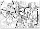 Lisciani, Spidey i super-kumple, puzzle dwustronne, 192 elementy