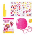 Little Live Pets, Cutie Cuts Sew Wow, pluszak niespodzianka, różowy, z magiczną maszyną do szycia
