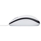 Logitech, M100, mysz, white