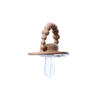 LUU Kids, smoczek pozycjonujący, Milk Hazelnut, 0-3m