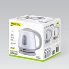 Maestro, czajnik elektryczny, beżowy, 1l, 1100W, MR-012