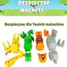 MalBlo, Magnetic, zwierzęta z dżungli, zestaw figurek