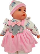 Mario, interaktywna lalka bobas, słonik, 45 cm