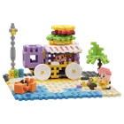 Marioinex, Mini Waffle, City, Food Truck, klocki konstrukcyjne, 148 elementów