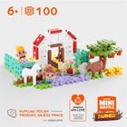 Marioinex, Mini Waffle, Farmer, Domek Pani Weterynarz, klocki konstrukcyjne, 110 elementów