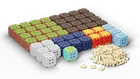 Marioinex, Mini Waffle, Green Blocks, klocki konstrukcyjne, 406 elementów