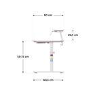 Mark Adler, Study 3.7 Pink, biurko dziecięce z regulacją wysokości