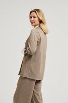 Marynarka damska, beżowa, Moodo