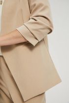 Marynarka damska, beżowa, Moodo