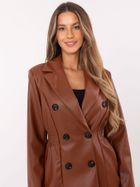 Marynarka damska, brązowa, Italy Moda