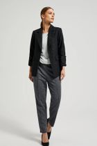 Marynarka damska, czarna, Moodo