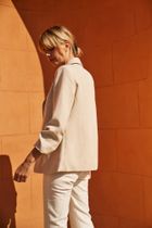 Marynarka damska, ecru, Moodo