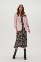 Marynarka damska, różowa, Moodo