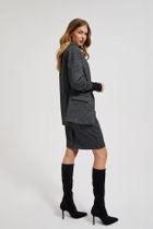 Marynarka damska, szara, Moodo