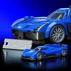 Mattel Brick Shop, Hot Wheels, Speed Series Cadillac Project GTP Hypercar, klocki, 236 elementów