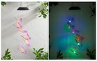 Maximex, lampa solarna wisząca, motyle LED, dzwonek wietrzny, 78 cm
