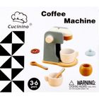 Mega Creative, ekspres do kawy z akcesoriami, zabawka drewniana