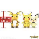 MEGA Pokemon, Pikachu, Trio Ewolucja 3-pak, Pokemony do zbudowania, zestaw klocków, 621 elementów