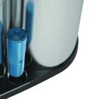 Meliconi, dwukomorowy kosz na śmieci do segregacji Ecolux 60 L, inox