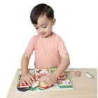 Melissa & Doug, Magnetic Farm Hide & Seek Board, puzzle magnetyczne