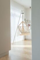 Membantu, Premium, hamak-huśtawka dla bliźniąt, podwójna, beżowa