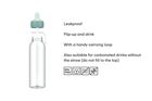 Mepal, Campus, butelka flip-up, Cool Pink, 500 ml