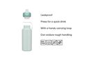 Mepal, Campus, Unicorn Glow, butelka dla dzieci pop-up, 400 ml