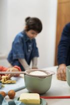 Mepal, Chef It, miska do miksowania z pokrywą, Chalk, 1500 ml