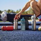 Mepal, Flip Active, bidon sportowy ze słomką, Frost Blue, 600 ml