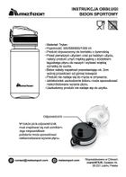 Meteor, bidon sportowy, granatowy, 1000 ml