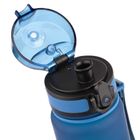 Meteor, bidon sportowy, niebieski/turkusowy, 350 ml