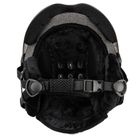 Meteor, Falven, kask narciarski, czarny, rozmiar 53-55 cm