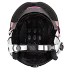 Meteor, Falven, kask narciarski, różowy, rozmiar 55-58 cm