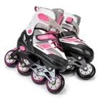 Meteor, Rox, rolki, różowo-szare, rozmiar 30-33