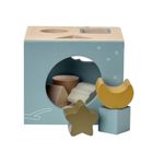 Micki, sorter drewniany, niebieski