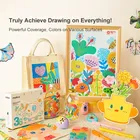 Mideer, markery akrylowe z okrągłą końcówką, 12 kolorów