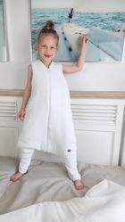 MimiNu, całoroczny śpiworek z nogawkami, muślin, śmietanka, TOG 2-2.5, rozmiar M, 2-6 l