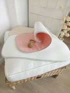 MimiNu, materacyk oddychający do gondoli, muślin, ciepły beż