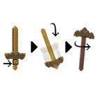 Minecraft, Miecz/Kilof 2 w 1, akcesorium z transformacją