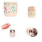 Miniland, Dreamland & CRVSH, termos do posiłków mini, króliczki, 280 ml