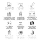 Miquelrius, Back To Work, plecak, czarny, 22l