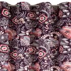 Mirei, welwetowa zasłona, z kwiatowym nadrukiem, 140-250 cm