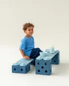 Modu, Balance Track, zestaw z deskami aktywizującymi, Deep Blue/Sky Blue