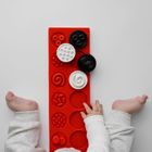 Mom's Care, Kontrastowe kółeczka XL, puzzle sensoryczne