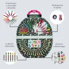 Monster High, zestaw artystyczny w walizce, 51 elementów