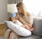 Motherhood, Fasolka, poduszka do karmienia, standard, fioletowe baloniki