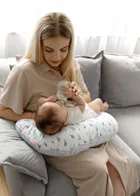 Motherhood, Fasolka, poduszka do karmienia, standard, miętowe baloniki