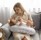 Motherhood, Fasolka, poduszka do karmienia, standard, szare guziki